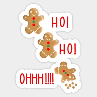 Gingerbread Men Sticker